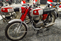 This OSSA 175cc Sport is in the Walter Ankli Collection at Caldes de Boi, Catalonia and was photographed in 2023.