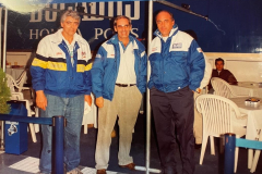 Manolo Cachorro (left), Eduardo Giro (Centre) and Manolo Burillo.  Photograph supplied by Manual Cachorro.