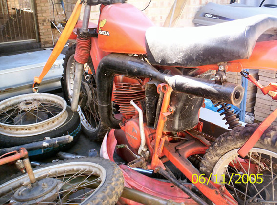 Honda CR250 Before