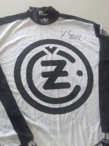 Jaroslav Flata signed CZ jersey (XL - Made in Germany)